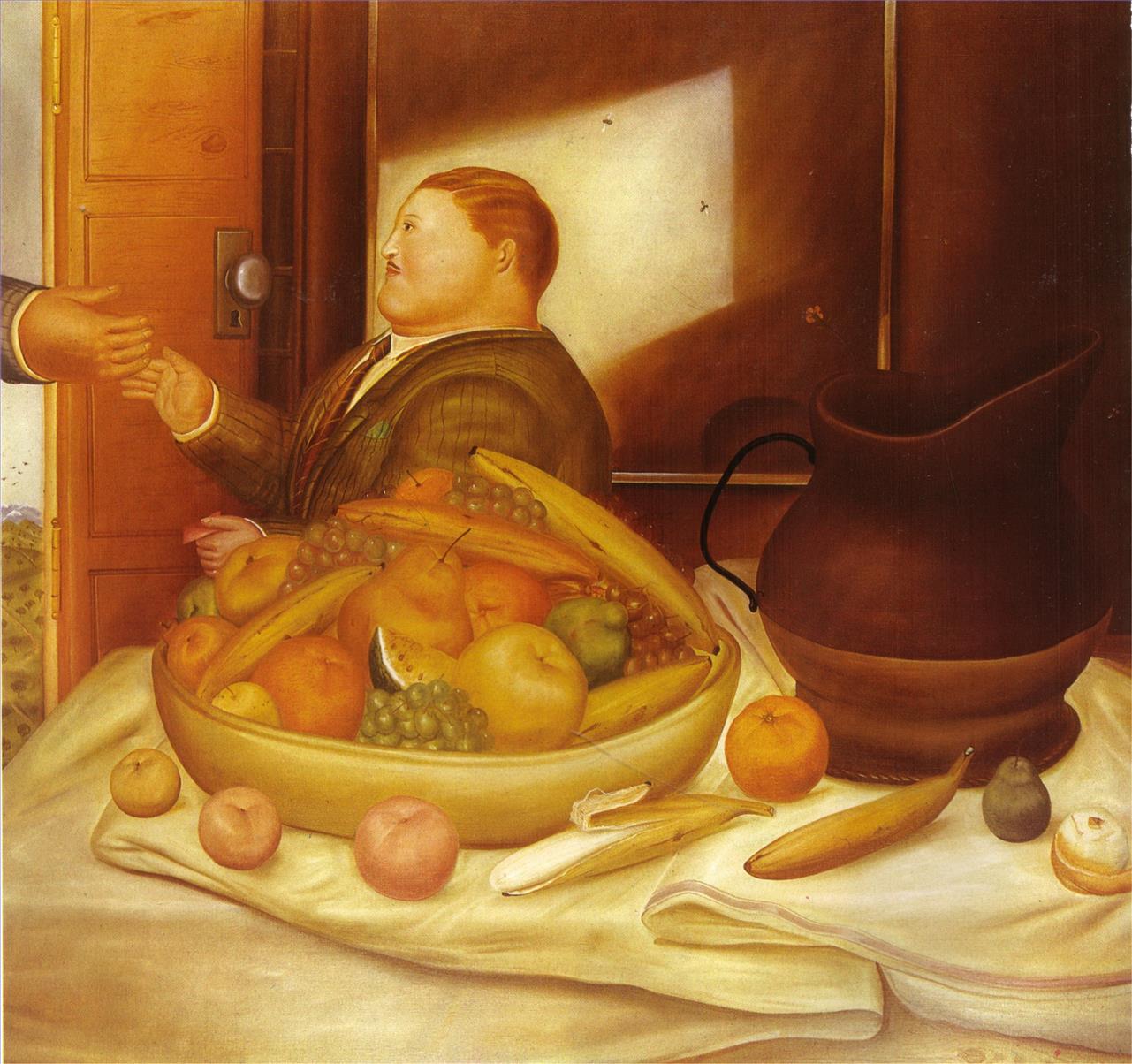 Hola Fernando Botero. Pintura al óleo